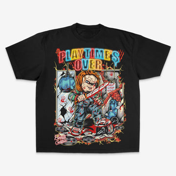 CHUCKY "PLAYTIME'S OVER" TEE