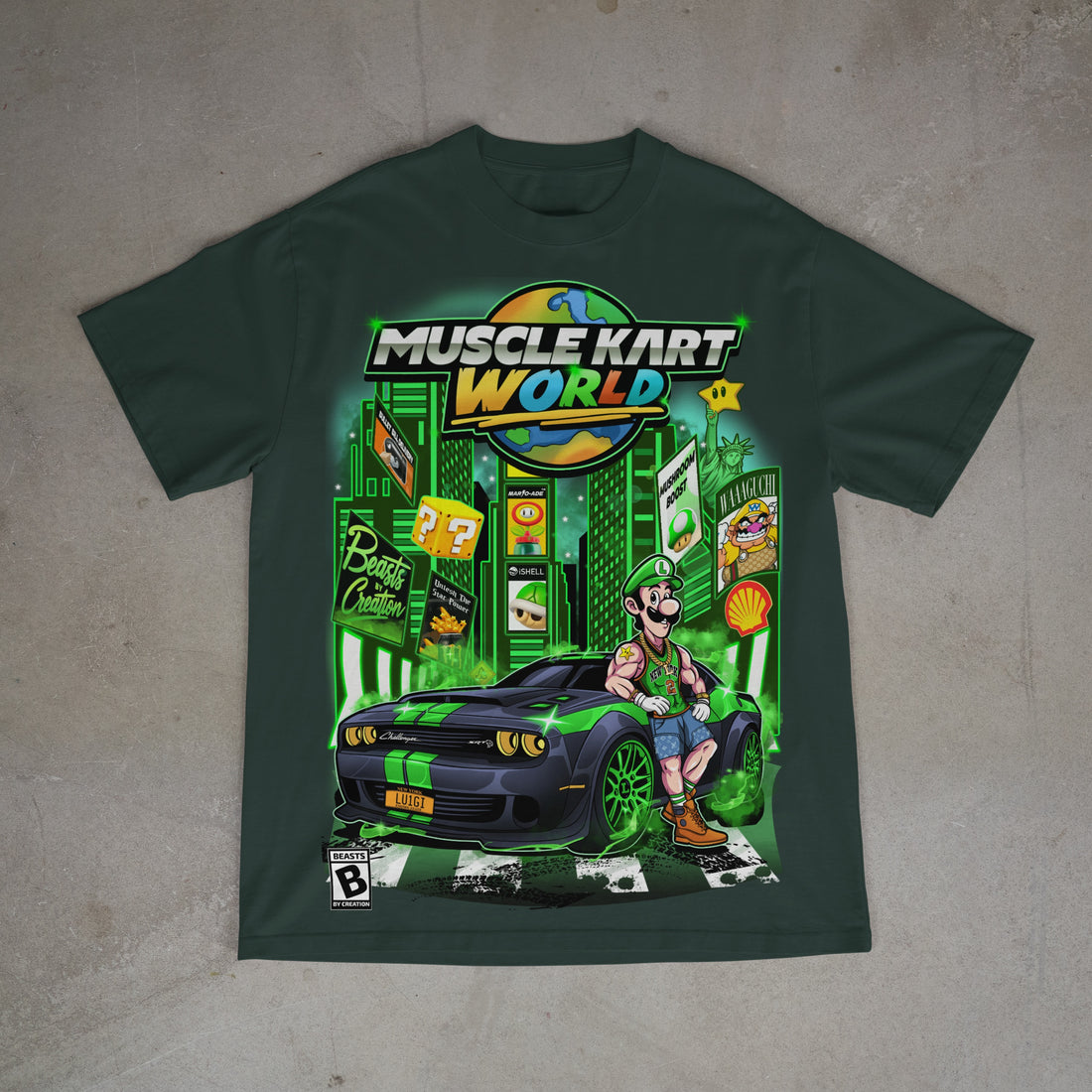 MUSCLE KART - PLAYER 2 - "PREMIUM" UNISEX TEE