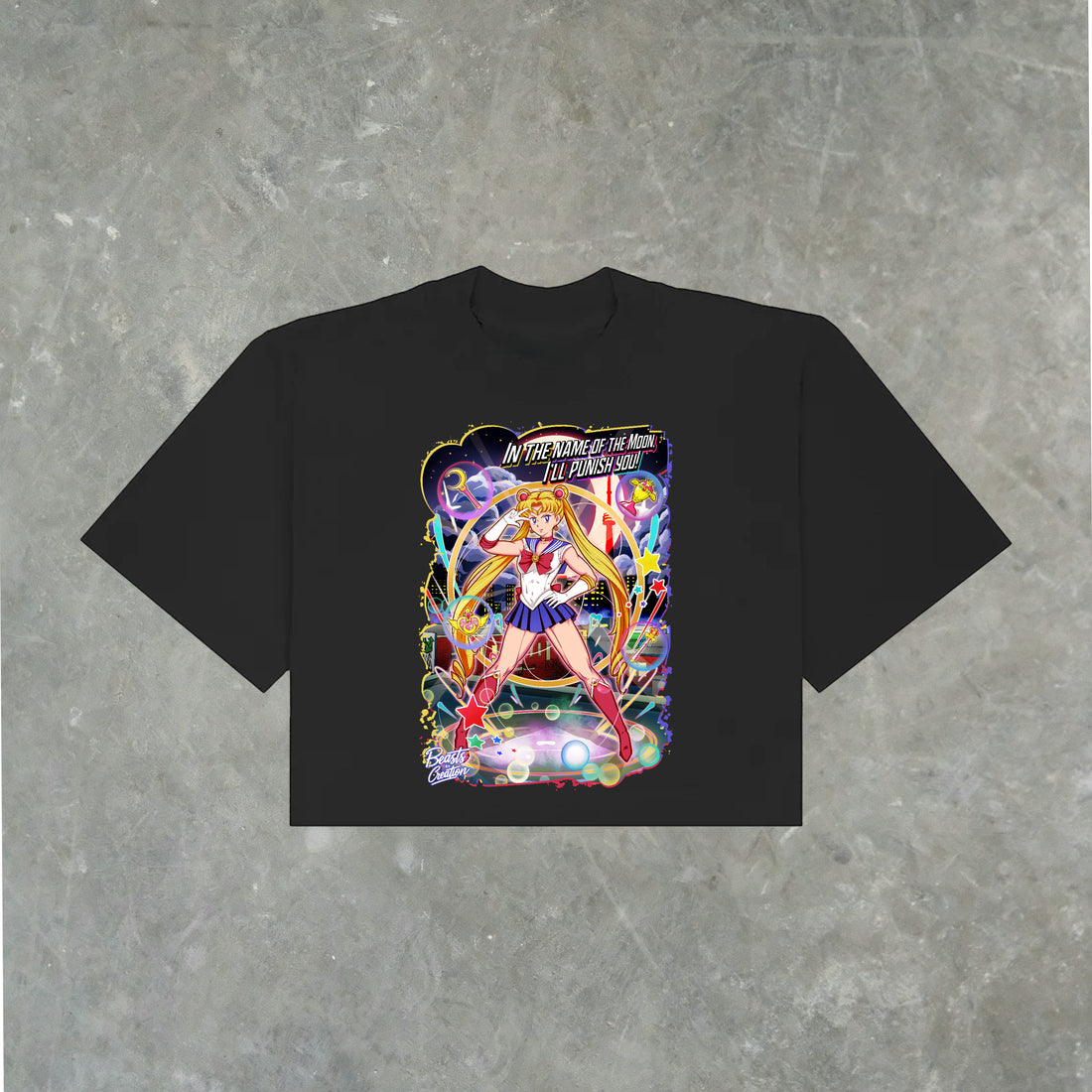 "IN THE NAME OF THE MOON" - CROP TEE